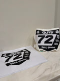 DIY motocutz plate decal