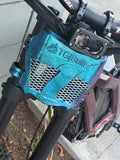 Vented front plate blue and purple metallic ￼